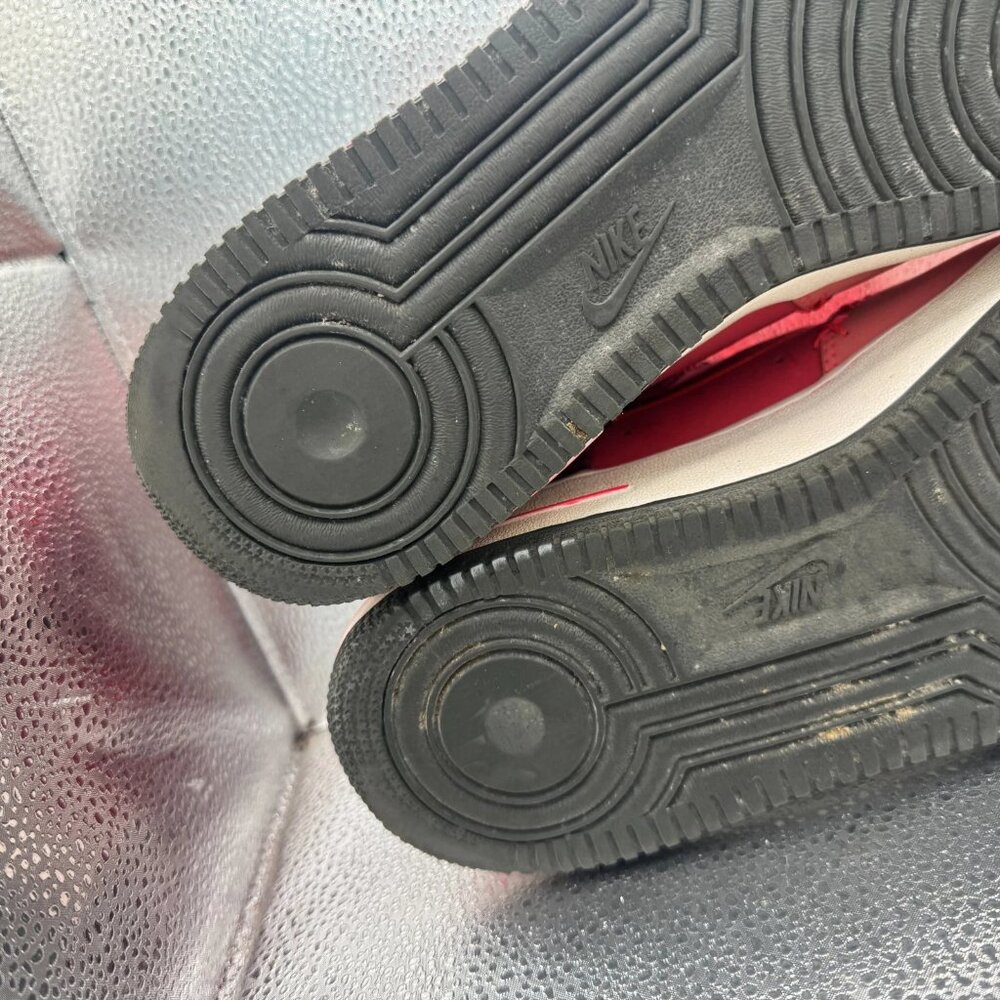 Size 12 Nike Air Force 1 Low Mens Fusion Red Lace-Up Athletic Sneaker 488298-611 - Picture 11 of 11